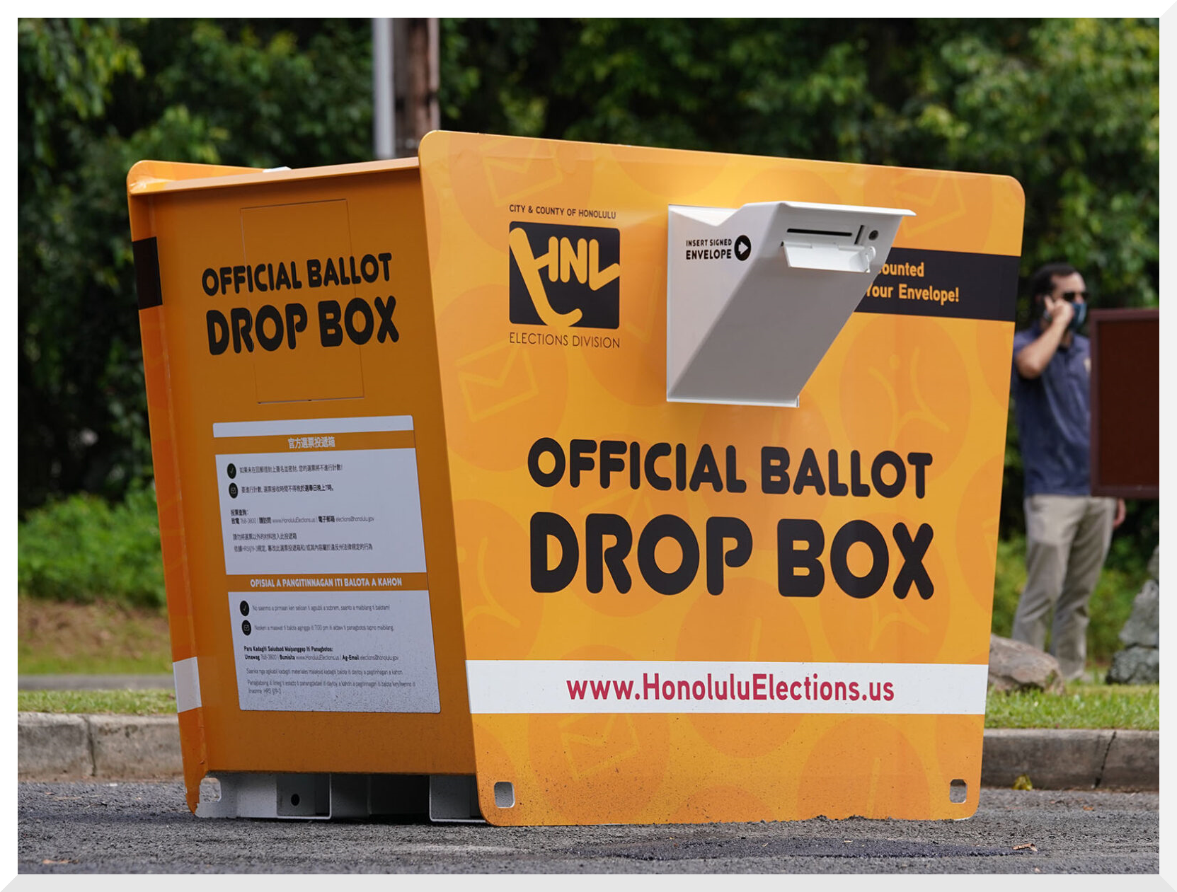 voting drop box